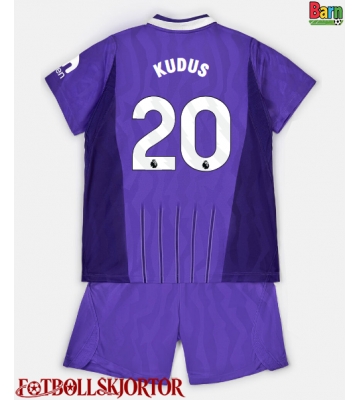 Tottenham Hotspur Mohammed Kudus #20 Tredje Kläder Barn 2026-27 Kortärmad (+ Korta byxor)